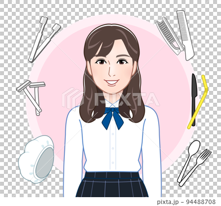 アメニティと女性 94488708