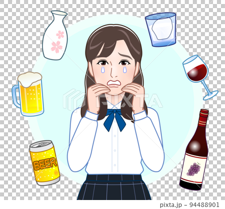 酒精和年輕女人 94488901