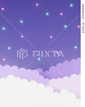 雲　空　背景素材　3D 94489084