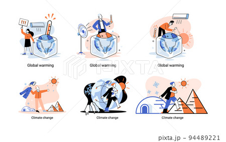 Change climate. Nature biodiversity mother earth. Metaphor of climate change and saving planet, World Environment Day Change climate. Nature biodiversity mother earth. Metaphor of climate change and saving planet, World Environment Day 94489221