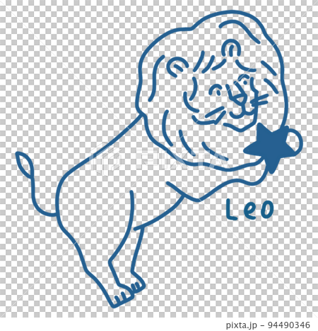 獅子座的插圖 獅子座的插圖 94490346