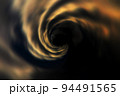 宇宙空間のワープをイメージした背景素材（ワームホール ・ブラックホールのイメージ） 94491565