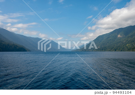 Lake Crescent in Olympic National Park, Washington. 94493104