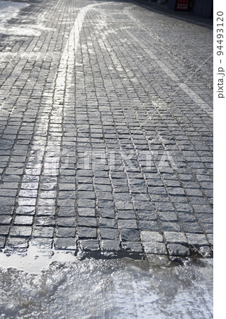 冬の道路 冬の道路 94493120