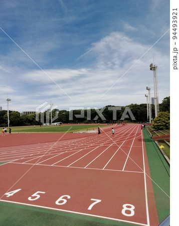 陸上競技場 陸上トラック 渋谷区織田フィールド 陸上競技場 陸上トラック 渋谷区織田フィールド 94493921