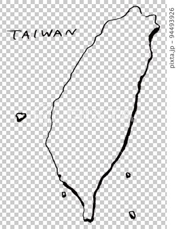 台灣的形狀-插圖素材 [94493926] - PIXTA圖庫
