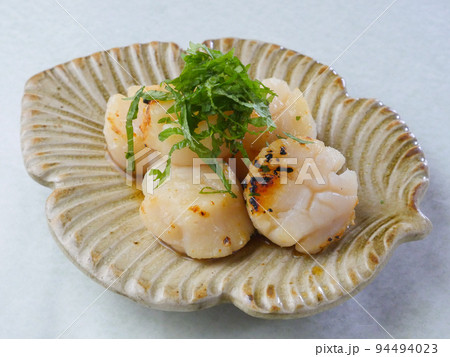 焼きホタテ貝柱のポン酢和え【1】 焼きホタテ貝柱のポン酢和え【1】 94494023
