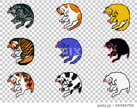 寝ている猫 94494799