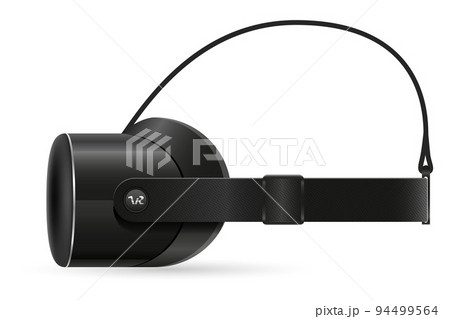 vr glasses helmet mask virtual reality vector illustration 94499564