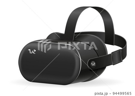 vr glasses helmet mask virtual reality vector illustration 94499565