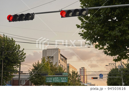 信号 道路標識 麻浦区 94503616