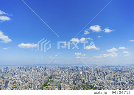大阪　あべのハルカスからの眺望 94504712