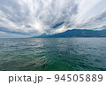 Lake Garda view from the Port of Castelletto di Brenzone - Italy 94505889
