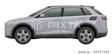 側方から見た車のイラスト(EV-SUV) 側方から見た車のイラスト(EV-SUV) 94507266