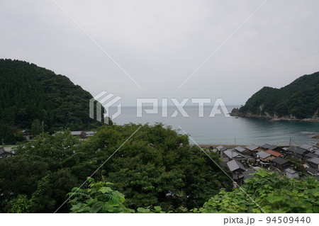 餘部鉄橋から見る日本海 94509440