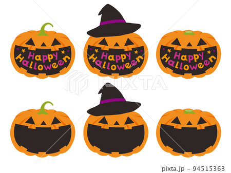 ハロウィン_かぼちゃ_フレーム_セット_1 94515363