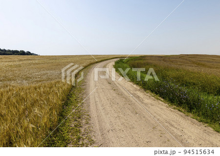 Gravel highway in rural areas 94515634