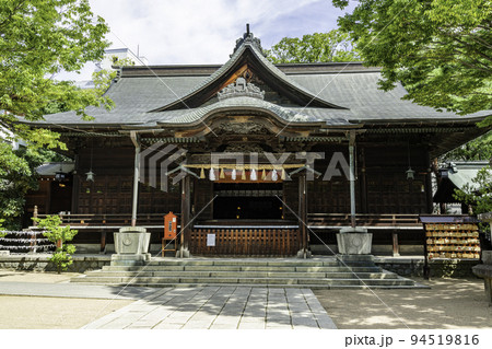 松本 四柱神社 拝殿 長野県松本市 松本 四柱神社 拝殿 長野県松本市 94519816