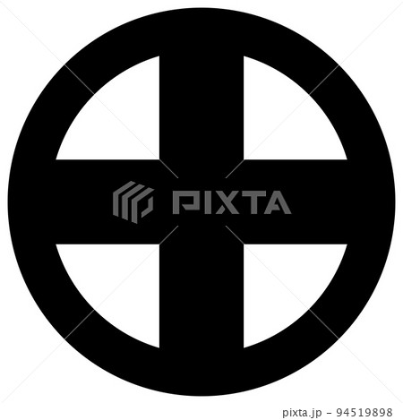 家紋です。太轡（くつわ）といいます。 94519898