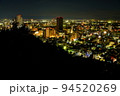 金華山ドライブウェイ展望台から見る秋の岐阜の夜景 94520269