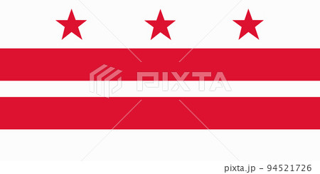 Washington DC District of Columbia flag background illustration 94521726
