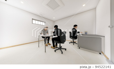 警察 取調室 男性 イラスト 警察 取調室 男性 イラスト 94522141