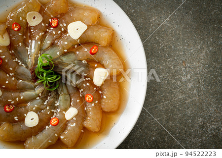 Korean Style Pickled Prawns or Korean Soy Sauce Pickled Shrimp Korean Style Pickled Prawns or Korean Soy Sauce Pickled Shrimp 94522223