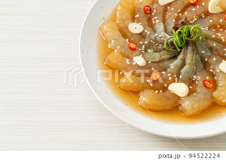 Korean Style Pickled Prawns or Korean Soy Sauce Pickled Shrimp Korean Style Pickled Prawns or Korean Soy Sauce Pickled Shrimp 94522224