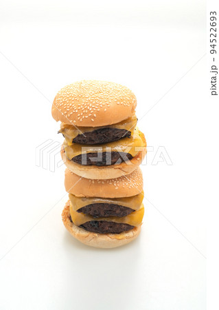 hamburger or beef burgers with cheese hamburger or beef burgers with cheese 94522693