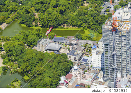 大阪 あべのハルカスからの眺望 天王寺公園 大阪 あべのハルカスからの眺望 天王寺公園 94522955