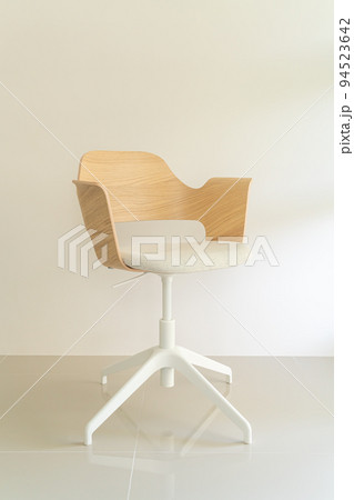 wood chair with fabric seat 94523642