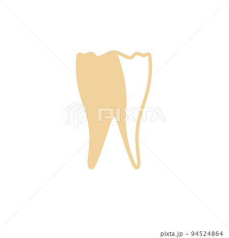 yellow tooth vector illustration design 94524864