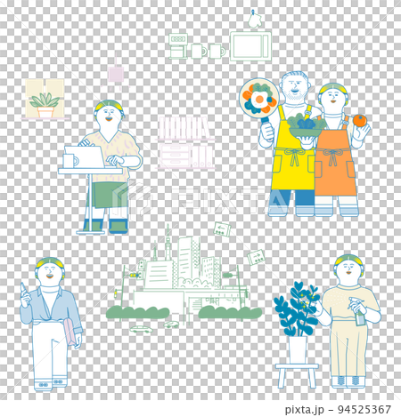 女性的生活方式插圖集 94525367