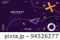 Abstract Colorful Purple with Geometric. 94526277
