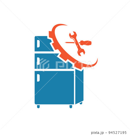 refrigerator repair and service icon vector illustration design refrigerator repair and service icon vector illustration design 94527195
