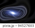 宇宙空間のワープをイメージした背景素材（ワームホール ・ブラックホールのイメージ） 94527603