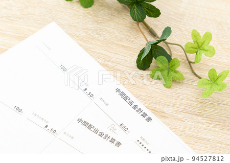 配当金計算書 配当金計算書 94527812