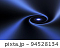 宇宙空間のワープをイメージした背景素材（ワームホール ・ブラックホールのイメージ） 94528134