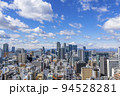 愛知県名古屋市　高層ビルが立ち並ぶ名古屋の街並 94528281
