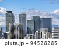 愛知県名古屋市　晴天のJR名古屋駅周辺の高層ビル群と周辺の街並 94528285