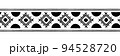 Ethnic repeating ornament. Seamless pattern. Isolated on a white background. 94528720