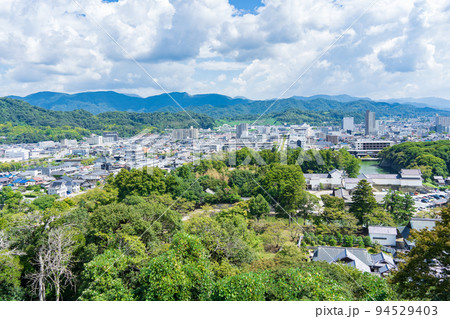 滋賀県　彦根城からの市内俯瞰 94529403