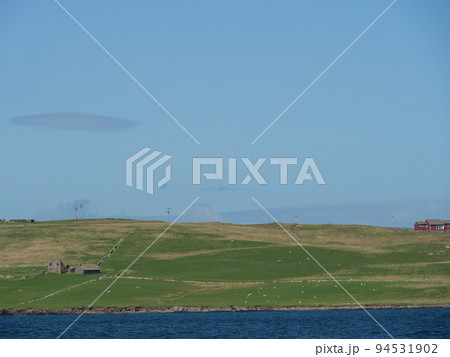 The city of Lerwick and the shetland islands in scotland The city of Lerwick and the shetland islands in scotland 94531902