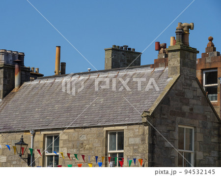 The city of Lerwick and the shetland islands in scotland The city of Lerwick and the shetland islands in scotland 94532145