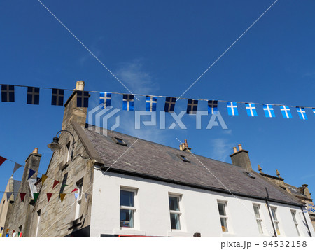 The city of Lerwick and the shetland islands in scotland The city of Lerwick and the shetland islands in scotland 94532158