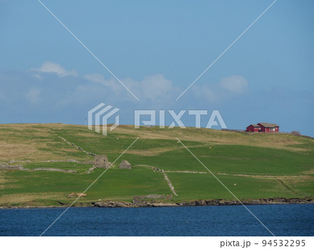 The city of Lerwick and the shetland islands in scotland The city of Lerwick and the shetland islands in scotland 94532295