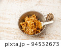 飯盒でごはん　Mixed rice made with an outdoor rice cooker 94532673