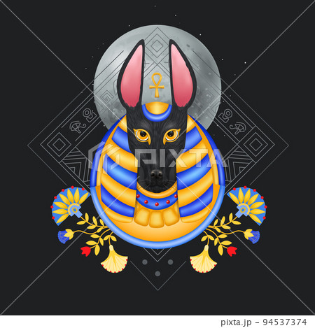 Anubis Egyptian God Composition 94537374