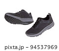 Gray sneakers isolated 94537969