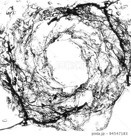 抽象的な水しぶきのイラスト 94547183